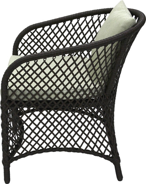 Изображение товара Кресло садовое Garden Story Сакраменто / СА0025 (черный/коричневый/estera-хамелеон)