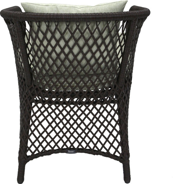 Изображение товара Кресло садовое Garden Story Сакраменто / СА0025 (черный/коричневый/estera-хамелеон)