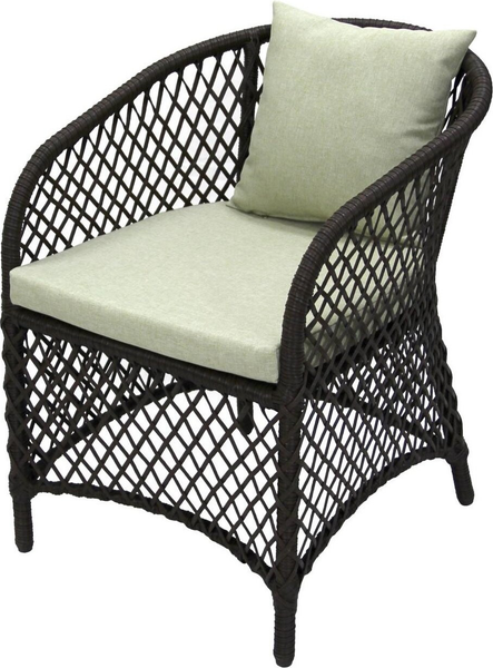 Изображение товара Кресло садовое Garden Story Сакраменто / СА0025 (черный/коричневый/estera-хамелеон)