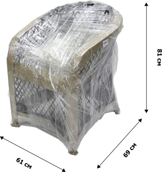 Изображение товара Кресло садовое Garden Story Сакраменто / СА0025 (черный/коричневый/estera-хамелеон)