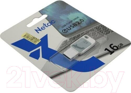 Изображение товара USB flash накопитель Netac UA31 USB2.0 16GB (NT03UA31N-016G-20BL)