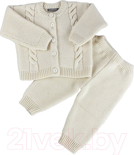 Изображение товара Костюм для малышей Polesie 4С0662-Д43 (р.86-52, экрю)