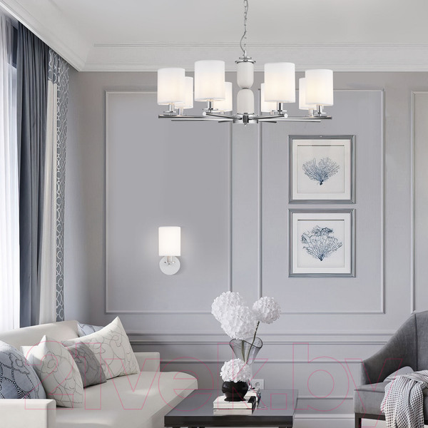 Изображение товара Люстра Евросвет 60146/8 (никель)