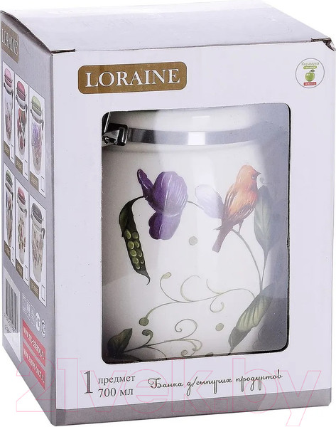 Изображение товара Емкость для хранения Loraine Птичка 26605