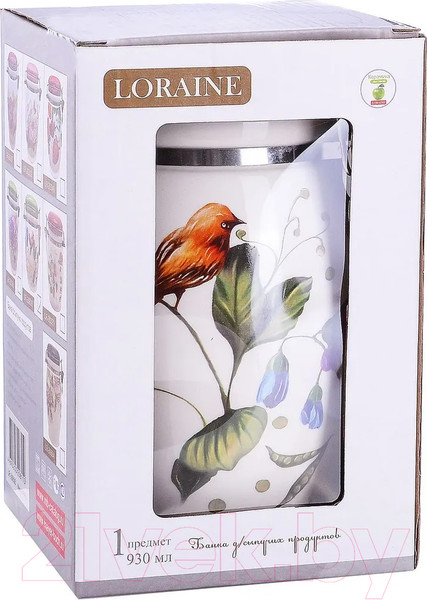 Изображение товара Емкость для хранения Loraine Птичка 26606