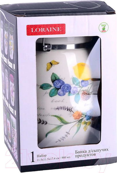 Изображение товара Емкость для хранения Loraine Лесные ягоды с лимонами 60146