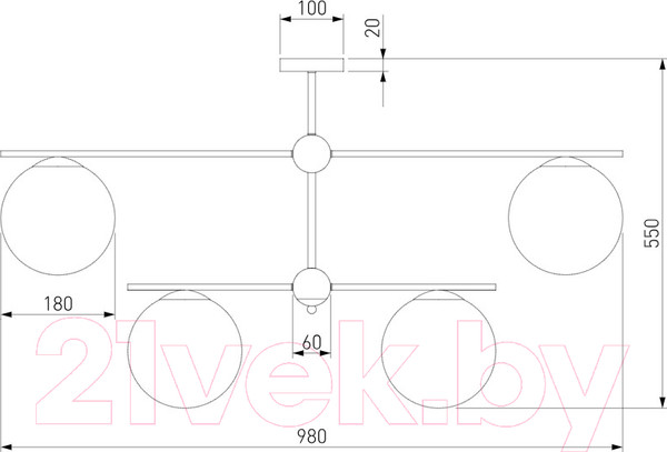 Изображение товара Люстра Евросвет 60147/6  (латунь)