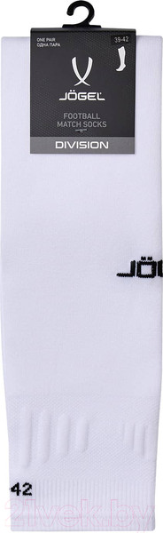 Изображение товара Гетры футбольные Jogel Match Footless Socks (Р-р 39-42, белый)