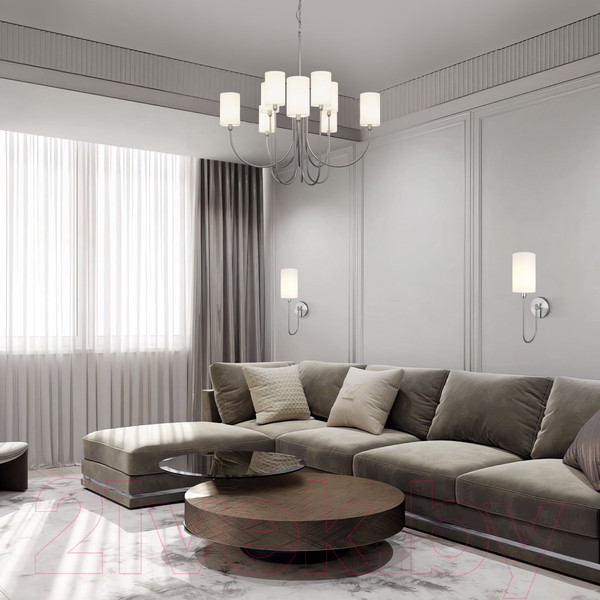 Изображение товара Люстра Евросвет 60164/10  (никель)