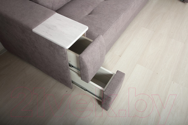 Изображение товара Диван DiArt Бруклин (велюр Atlanta Grey)