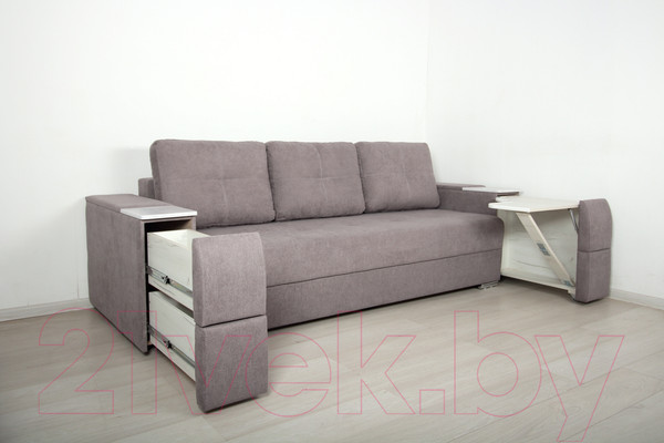 Изображение товара Диван DiArt Бруклин (велюр Atlanta Grey)