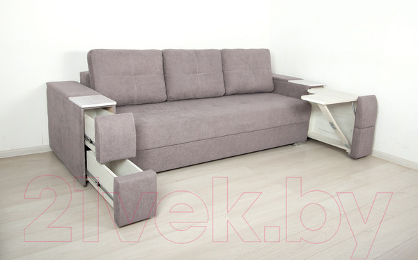 Изображение товара Диван DiArt Бруклин (велюр Atlanta Grey)