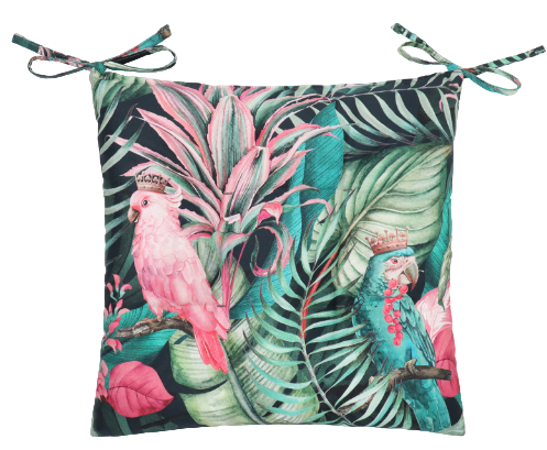 Изображение товара Подушка на стул Этель Tropical Parrots / 10283418 (46x46)