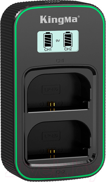Изображение товара Зарядное устройство для аккумулятора для камеры Kingma BM058Q-LPE6 