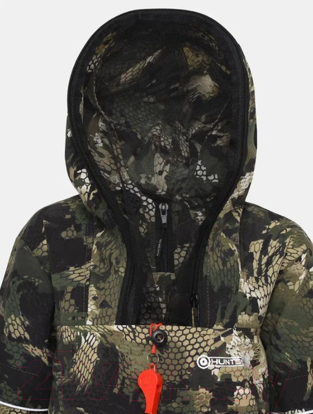 Изображение товара Костюм для охоты и рыбалки Huntsman Детский Антигнус летний Сорочка смесовая Зеленый питон (р-р 28-30/110-116)