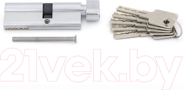 Изображение товара Цилиндровый механизм замка Palladium ZN 80 (35х45) C ВК CP (хром)