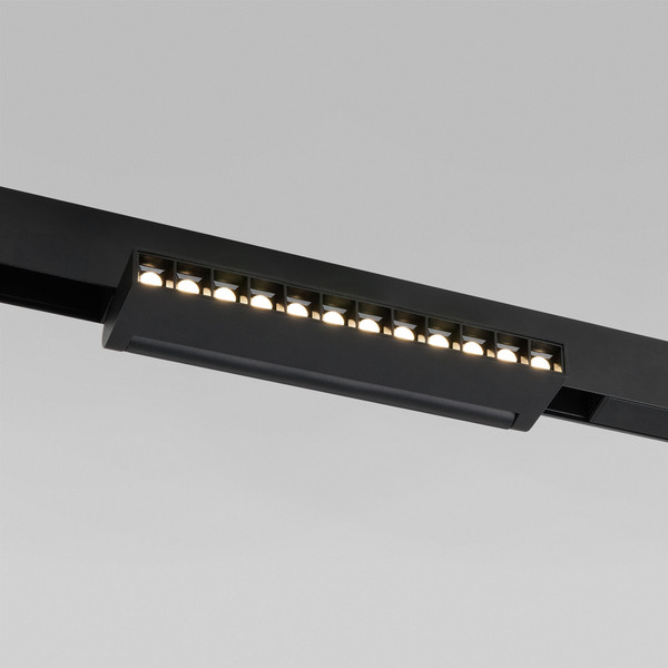 Изображение товара Трековый светильник Elektrostandard Slim Magnetic Dim HL02 12W 2700-6500K 85195/01 (черный)
