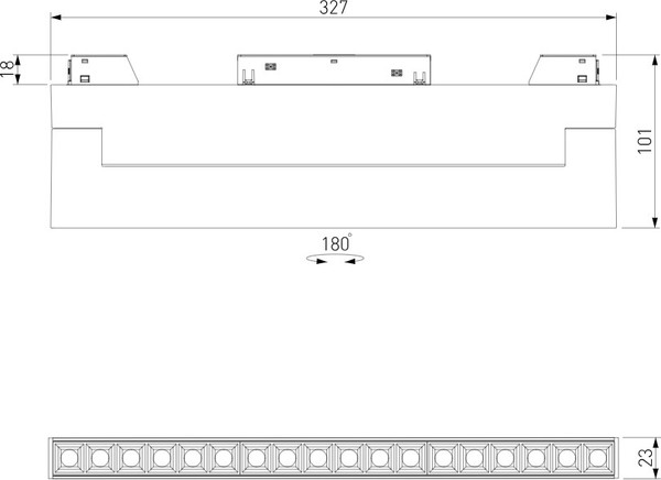 Изображение товара Трековый светильник Elektrostandard Slim Magnetic Dim HL03 18W 2700-6500K 85196/01 (черный)