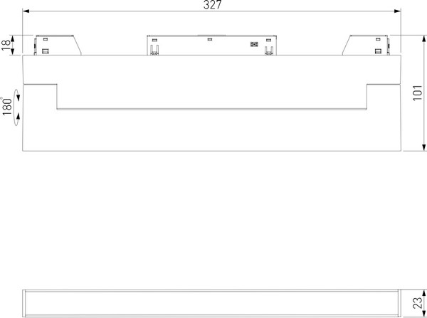 Изображение товара Трековый светильник Elektrostandard Slim Magnetic Dim Kos 18W 2700-6500K 85083/01 (черный)