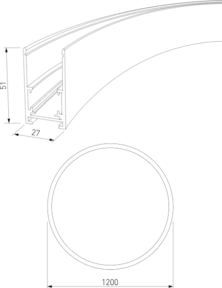 Изображение товара Шинопровод Elektrostandard Slim Magnetic 85161/00 (черный)