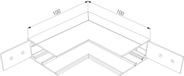Изображение товара Коннектор для шинопровода Elektrostandard Slim Magnetic 85091/00 (белый)