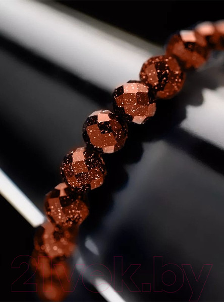 Изображение товара Кольцо Wolves Авантюрин Двойное 5078 (р.15-16, коричневый)