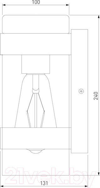 Изображение товара Бра уличное Elektrostandard Falcon 35167/D (темно-коричневый)