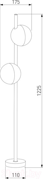 Изображение товара Светильник уличный Elektrostandard Par 35161/F (черный)