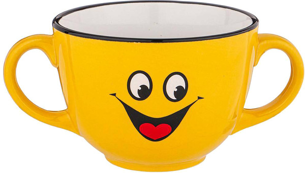 Изображение товара Чаша бульонная Lefard Веселый смайлик / 155-551