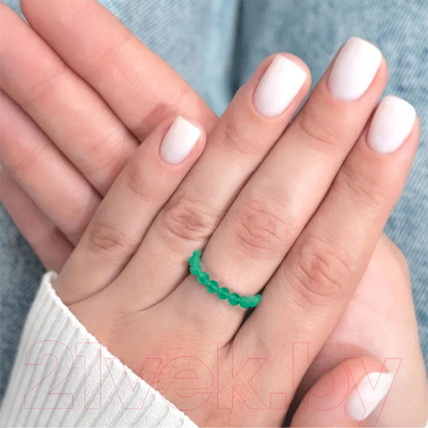 Изображение товара Кольцо Wolves Кошачий глаз 5308 (р.17-18, зеленый)