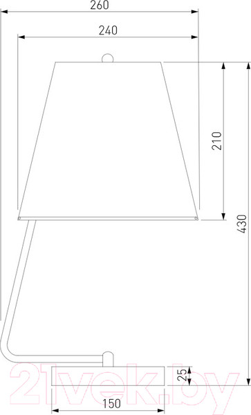 Изображение товара Прикроватная лампа Евросвет 01165/1 (хром)
