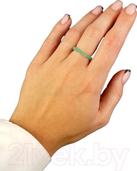 Изображение товара Кольцо Wolves Кошачий глаз 5313 (р.22-23, зеленый)