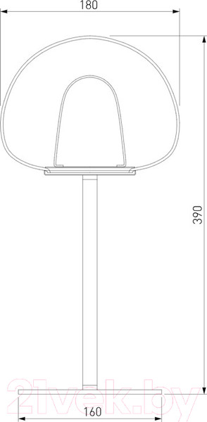 Изображение товара Прикроватная лампа Евросвет 90326/1 (черный)