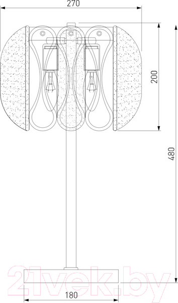 Изображение товара Прикроватная лампа Bogate's 01125/2