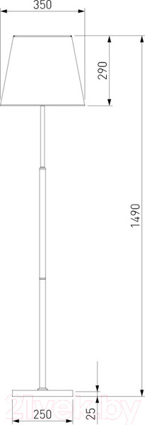 Изображение товара Торшер Евросвет 01156/1 (латунь)
