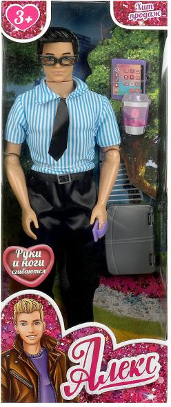 Изображение товара Кукла с аксессуарами Карапуз Алекс / 66001J-MNG-SA-BB