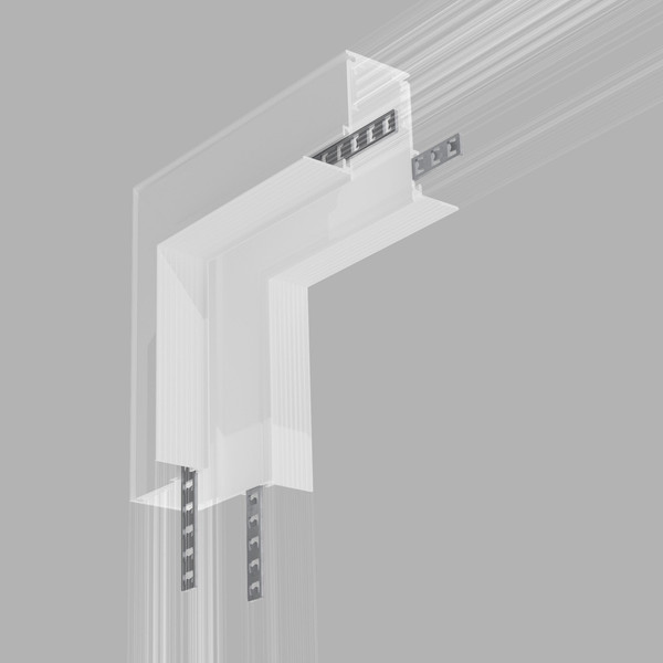 Изображение товара Коннектор для шинопровода Elektrostandard Slim Magnetic 85093/00 (белый)