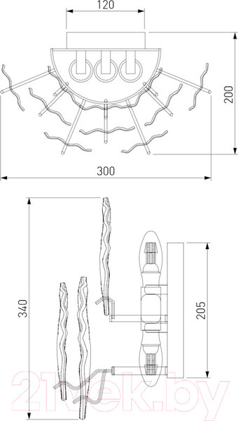 Изображение товара Бра Bogate's 369/3