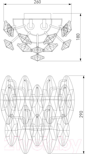 Изображение товара Бра Bogate's 372/2 Strotskis