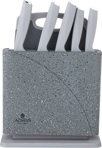 Изображение товара Набор ножей Agness 911-765 (с разделочной доской)