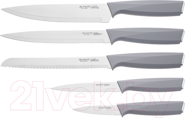 Изображение товара Набор ножей Agness 911-765 (с разделочной доской)