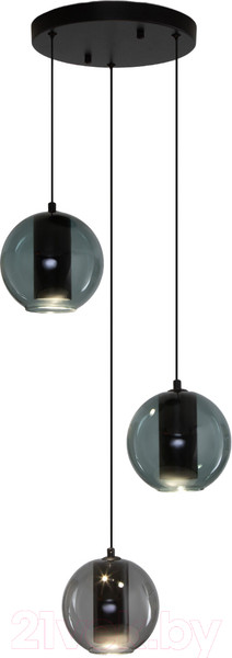 Изображение товара Люстра Евросвет 50258/3 LED  (дымчатый/бирюзовый)