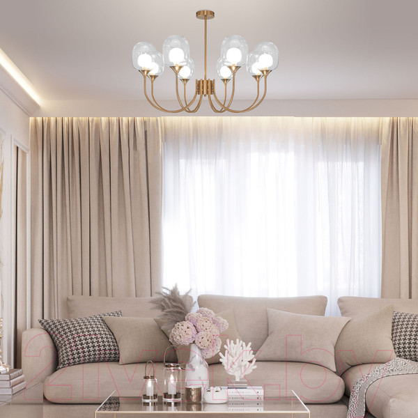 Изображение товара Люстра Евросвет 70217/8 (латунь)