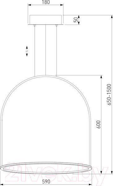 Изображение товара Потолочный светильник Евросвет 90323/1 (латунь)