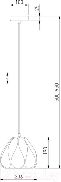 Изображение товара Потолочный светильник Евросвет 30187/1  (белый)