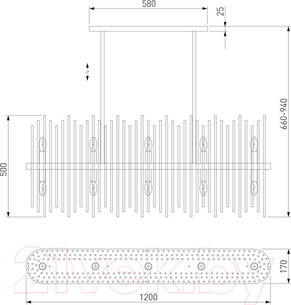 Изображение товара Люстра Bogate's 486/10