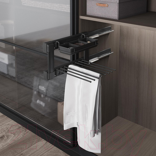 Изображение товара Вешалка выдвижная Starax S-6725-A (антрацит)