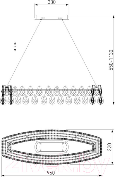 Изображение товара Люстра Bogate's 90372/1 Strotskis