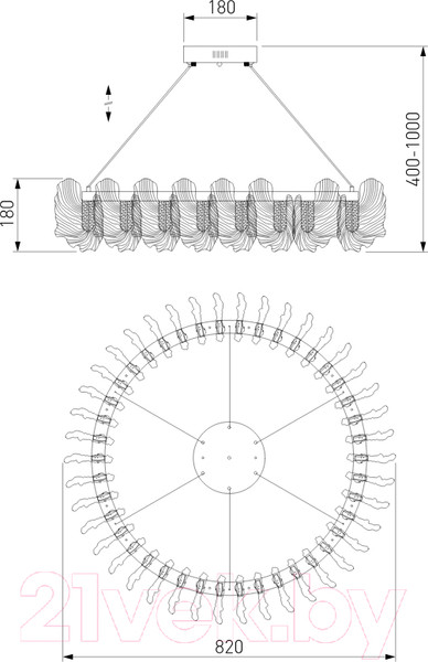 Изображение товара Люстра Bogate's 90375/1
