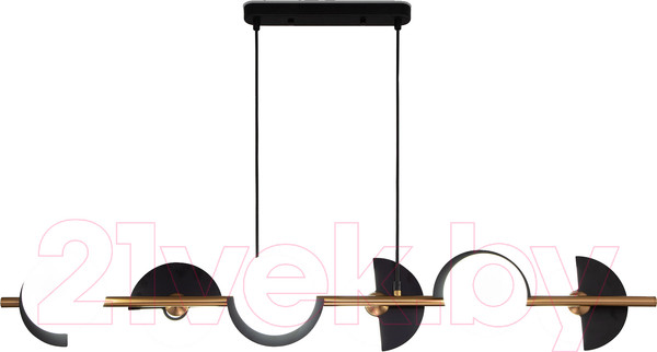 Изображение товара Люстра Евросвет 70149/6  (черный/латунь)
